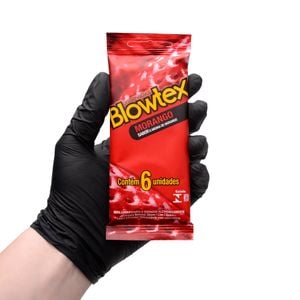 Preservativo Sabor Morango 06 Unidades Blowtex