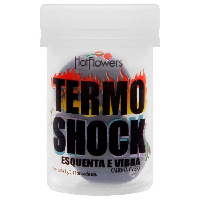 Termo Shock Hot Ball 02 Unidades Hot Flowers