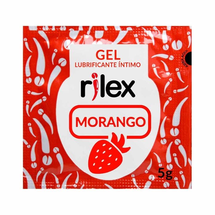 Sachê Lubrificante íntimo Morango 5g Rilex