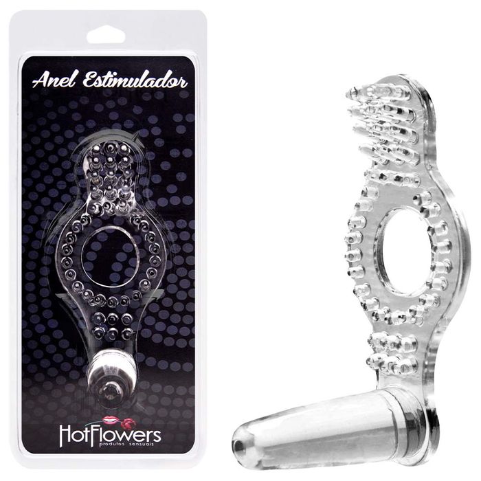 Anel Estimulador Com Plug Hot Flowers