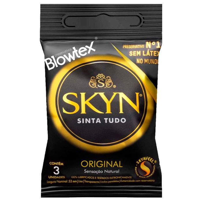 Preservativo Skyn Original 03 Unidades Blowtex