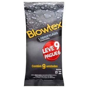 Preservativo Tradicional Lubrificado 06 Unidades Blowtex
