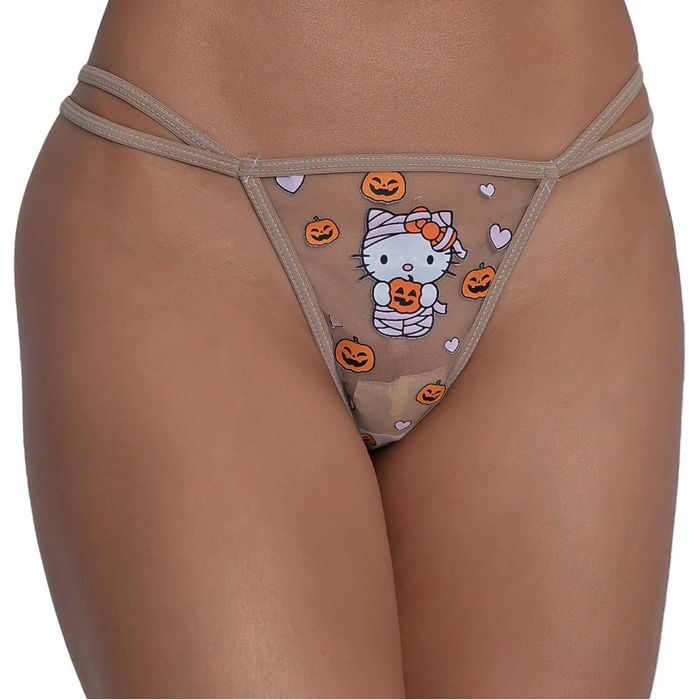 Fio Dental Transp Hello Kitty Halloween Pimenta Sexy