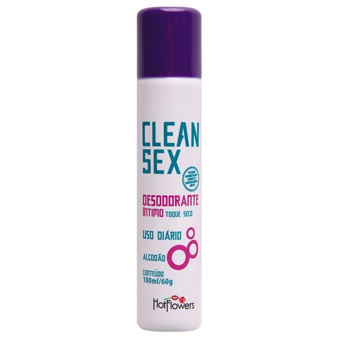 Clean Sex Desodorante íntimo Spray 100ml Hot Flowers