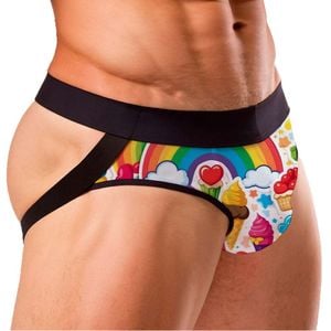 Jockstrap Cueca Sensual Sorvete Pimenta Sexy