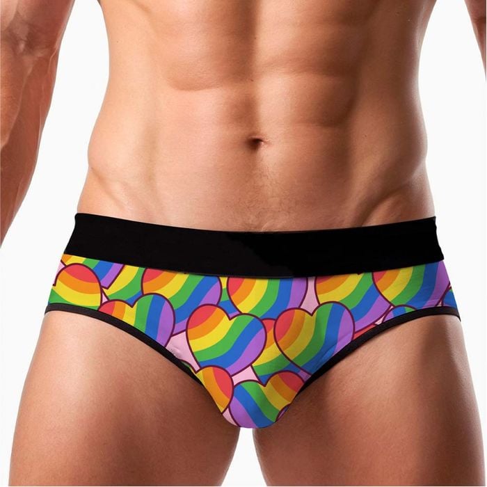 Jockstrap Cueca Sensual Arco Iris Love Pimenta Sexy