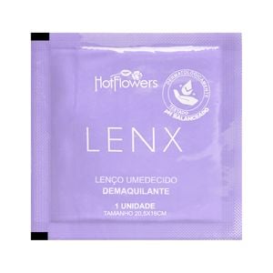 Lenx Lenço Demaquilante Unitário Hot Flowers