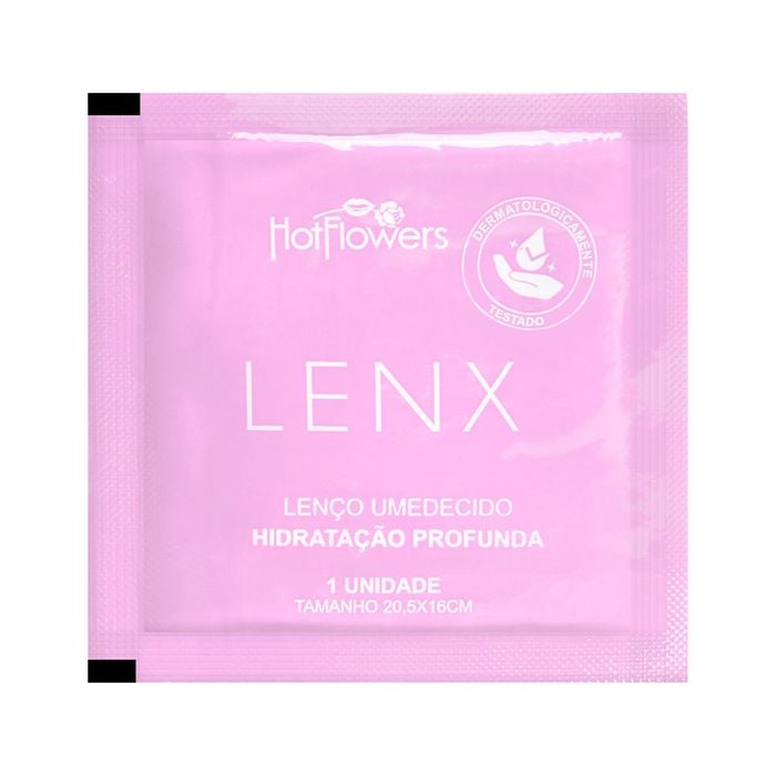 Lenx Lenço Hidratação Profunda Unitário Hot Flowers