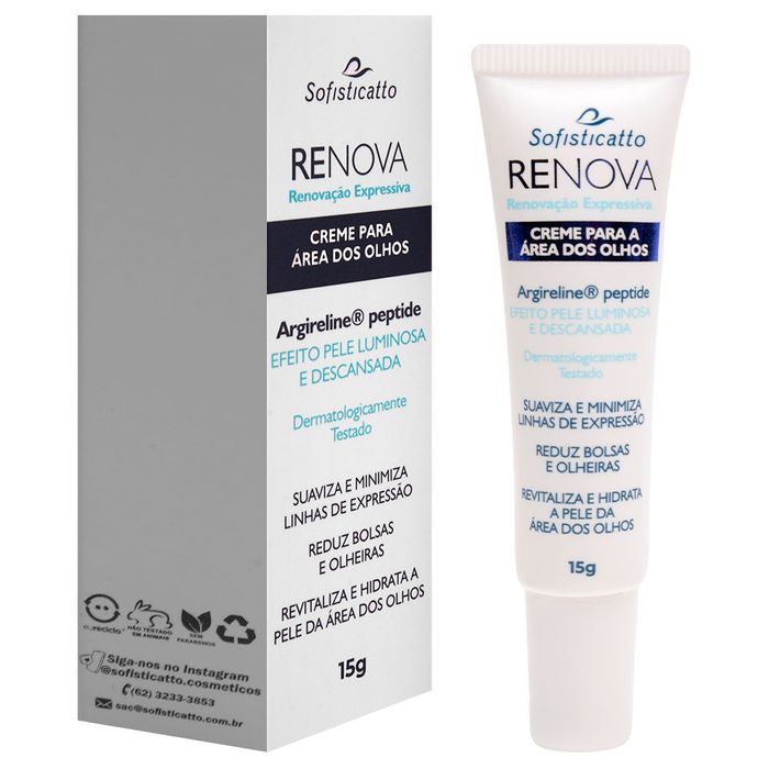 Renova Creme área Olhos Revitaliza 15g Sofisticatto