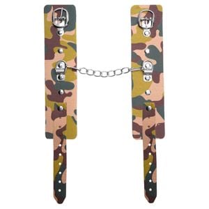 Algema Bracelete Luxo Camuflado Dominatrixxx