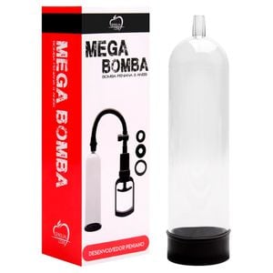 Bomba Peniana Manual Com 3 Aneis Sensual Love