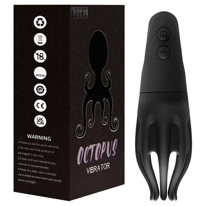 Vibrador Octopus Choque Lilo 10 Vibrações Usb Vipmix