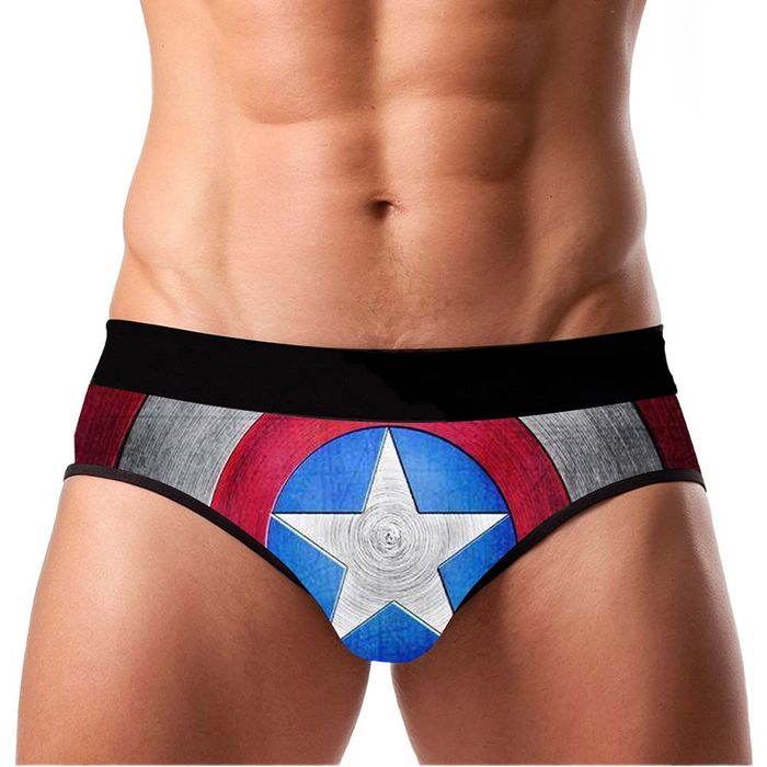 Jockstrap Cueca Sensual Capitão América Pimenta Sexy