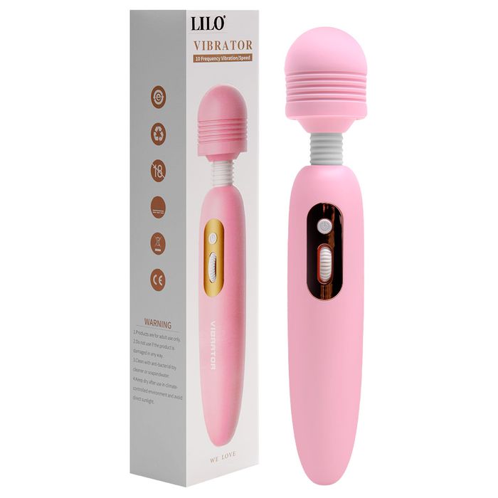 Vibrador Varinha Mágica 10 Modos Lilo Vipmix