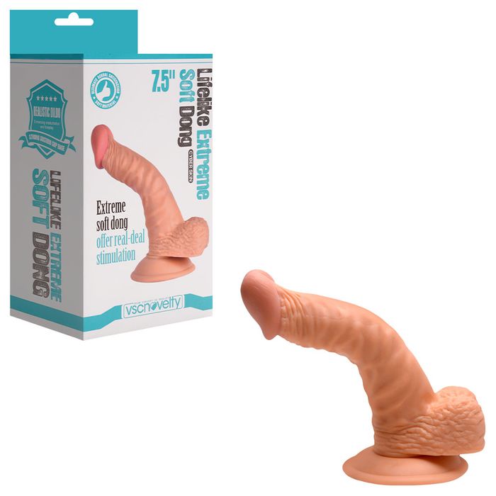 Pênis Realístico Extreme 18,5 X 3,3cm Vscn Vipmix