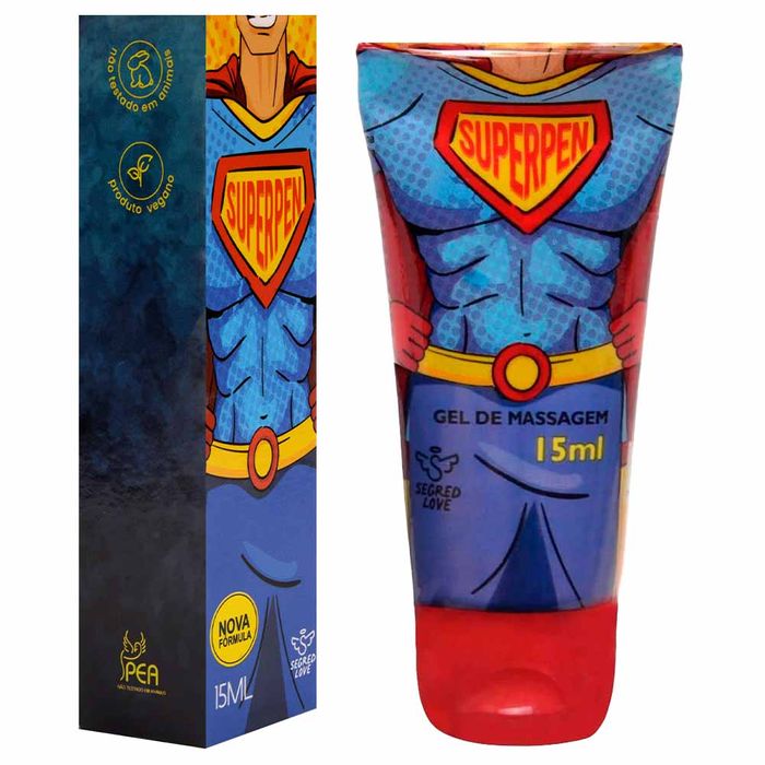 Superpen Gel Intensificador De Ereção 15ml Segred Love