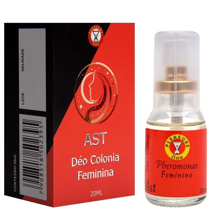 Ast Deo Colônia Feminina Pheromonas 20ml Pleasure Line