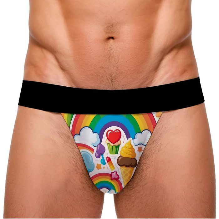 Jockstrap Cueca Sensual Pride Sorvete Pimenta Sexy