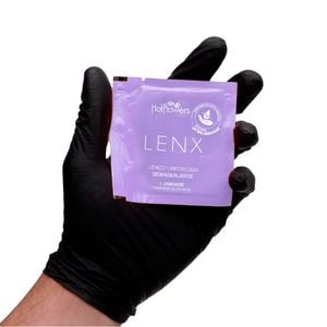 Lenx Lenço Demaquilante Unitário Hot Flowers