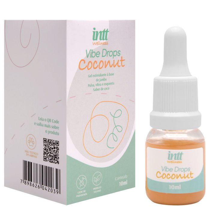 Vibe Drops Gel Hot E Vibrante Wellness 10ml Intt