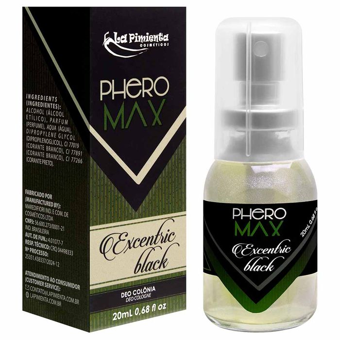 Perfume Masculino Excentric Black 20ml La Pimienta