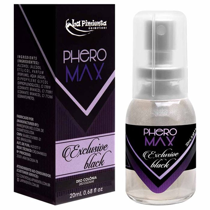 Perfume Masculino Exclusive Black 20ml La Pimienta