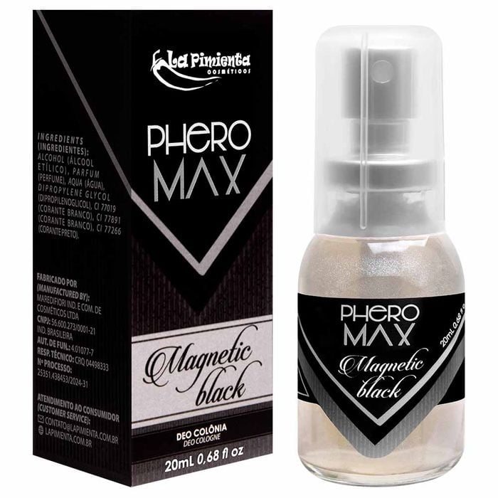 Perfume Masculino Magnetic Black 20ml La Pimienta