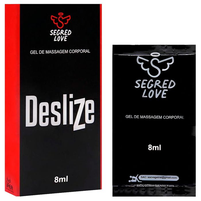 Deslize Gel Beijável Ice Sachê 8ml Segred Love