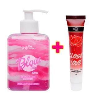 Kit Blow Girl + Close Love 15g Hot Flowers