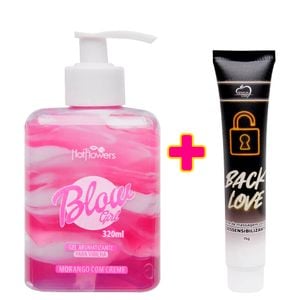 Kit Blow Girl + Back Love 15g Hot Flowers