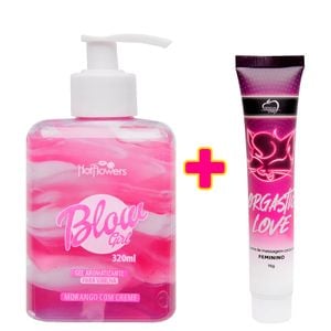 Kit Blow Girl + Orgastic Love 15g Hot Flowers