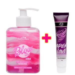 Kit Blow Girl + Open Love 15g Hot Flowers