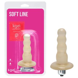 Plug Anal Glitter 10 Vibrações 12,5 X 3cm Kgel