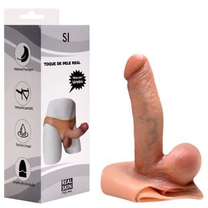 Cinta Silicone Com Prótese 19,5 X 5cm Sexy Import