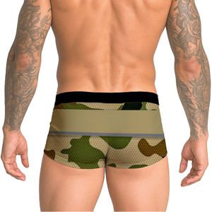 Cueca Boxer Sensual Militar Pimenta Sexy