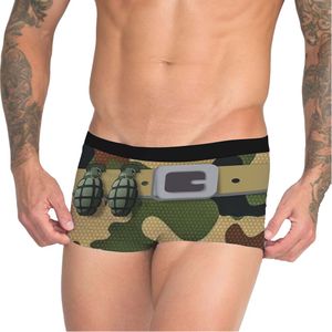 Cueca Boxer Sensual Militar Pimenta Sexy