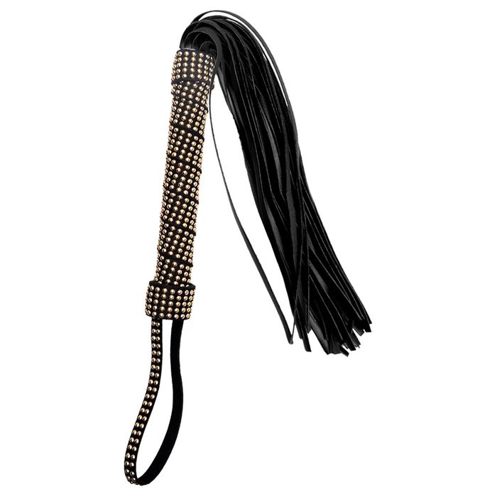 Chicote Luxo Pontinhos Dourados Sexy Import