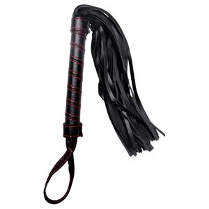 Chicote Luxo Cabo Preto Com Vermelho Sexy Import