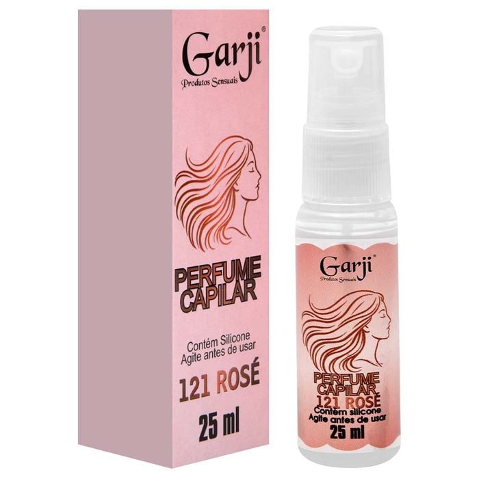 Perfume Capilar Com Silicone 121 Rosé 25ml Garji