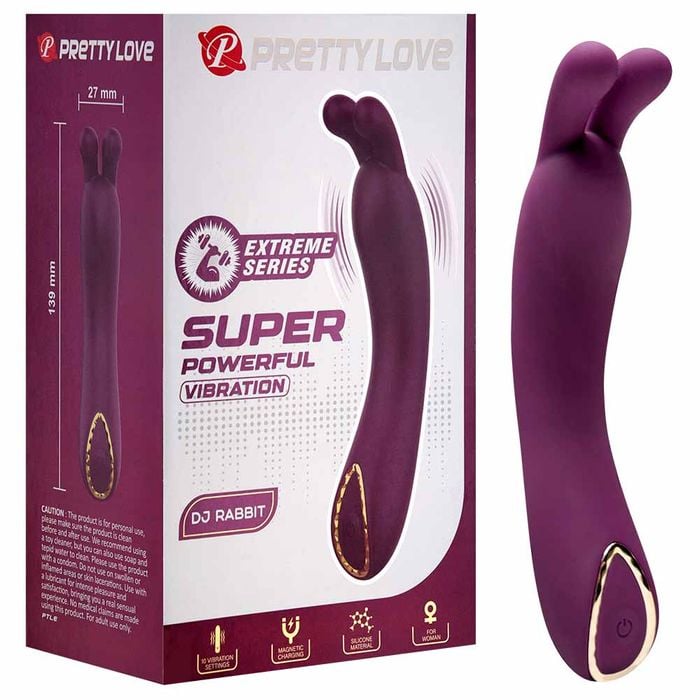 Vibrador Ponto G Coelho 10 Modos Pretty Love Vipmix