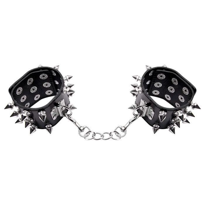 Algemas Couro Rebites Spike Metal Youvibe Vipmix