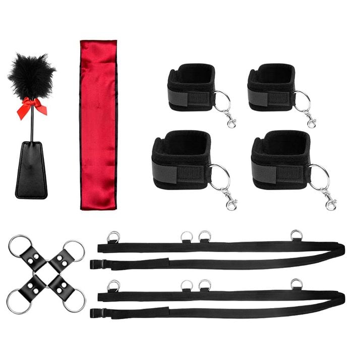 Kit Bondage Para Cama Com 7 Peças Youvibe Vipmix