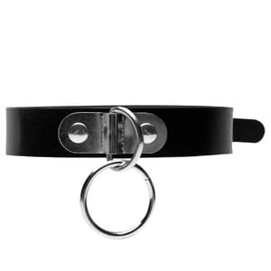 Coleira De Couro Anel Decorativo Youvibe Vipmix