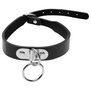 Coleira De Couro Anel Decorativo Youvibe Vipmix