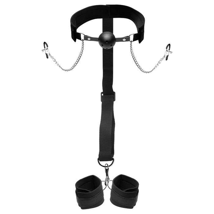 Kit Fetiche Mordaça Prende Mamilos Youvibe Vipmix