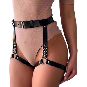 Cinta Liga Sado De Couro Sintético Youvibe Vipmix