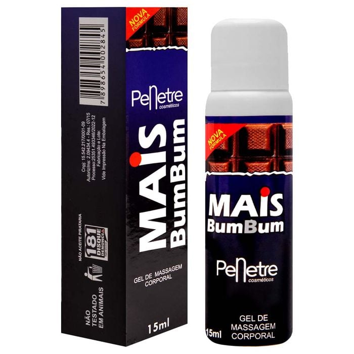 Mais Bumbum Gel Lubrificante Aromático 15ml Penetre