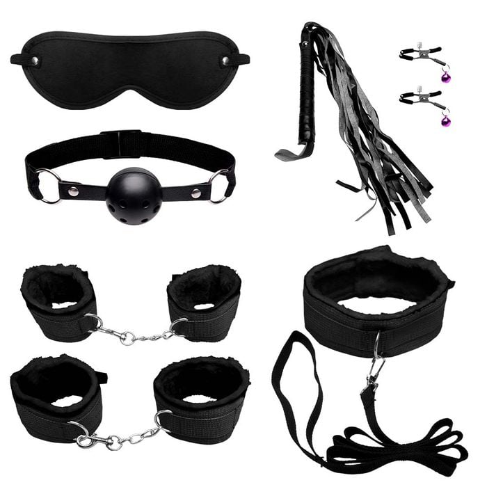 Kit Sado Bondage Com 7 Produtos Youvibe Vipmix