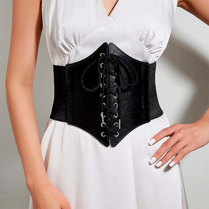 Harness Espartilho Em Couro Sexy Import