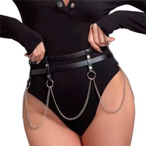 Harness Cinto Detalhes Em Correntes 5 Sexy Import